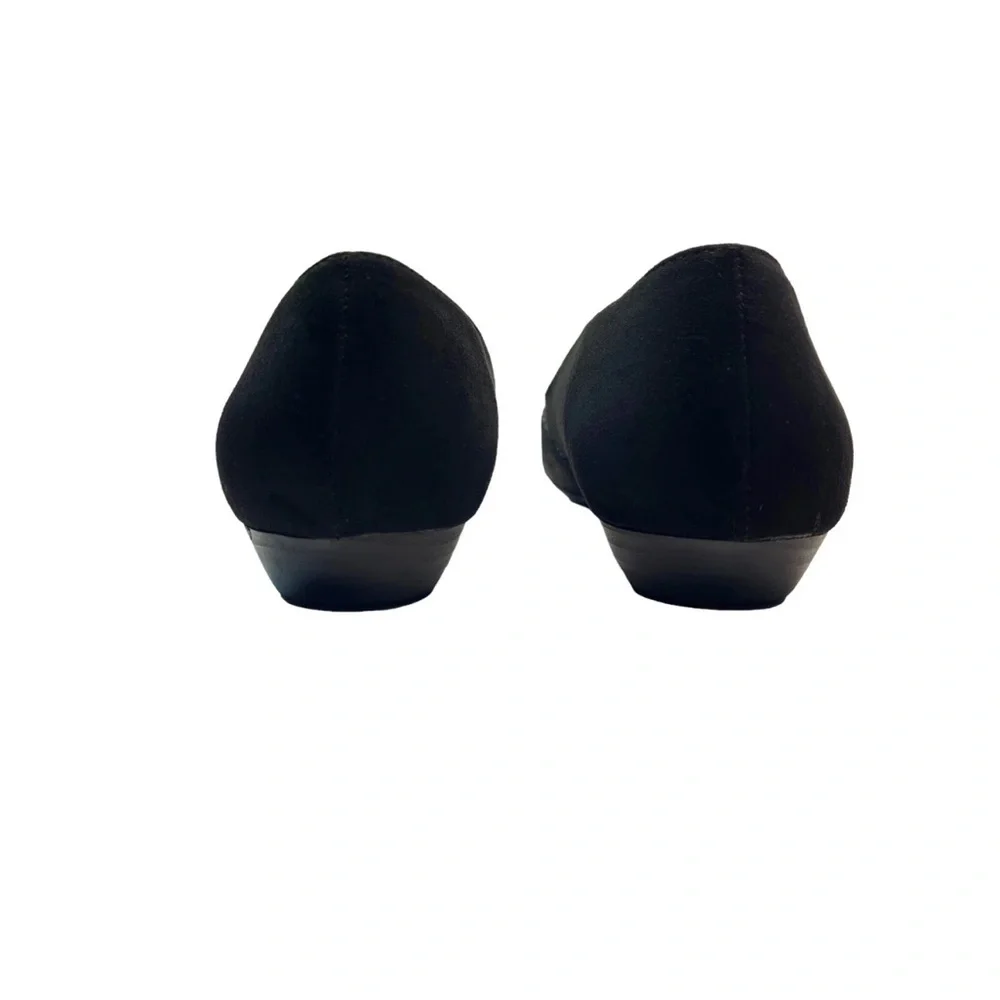 Michael by Michael Shannon Women’s Shoes Alara Black Suede Flats Size 10 M - Picture 3 of 8